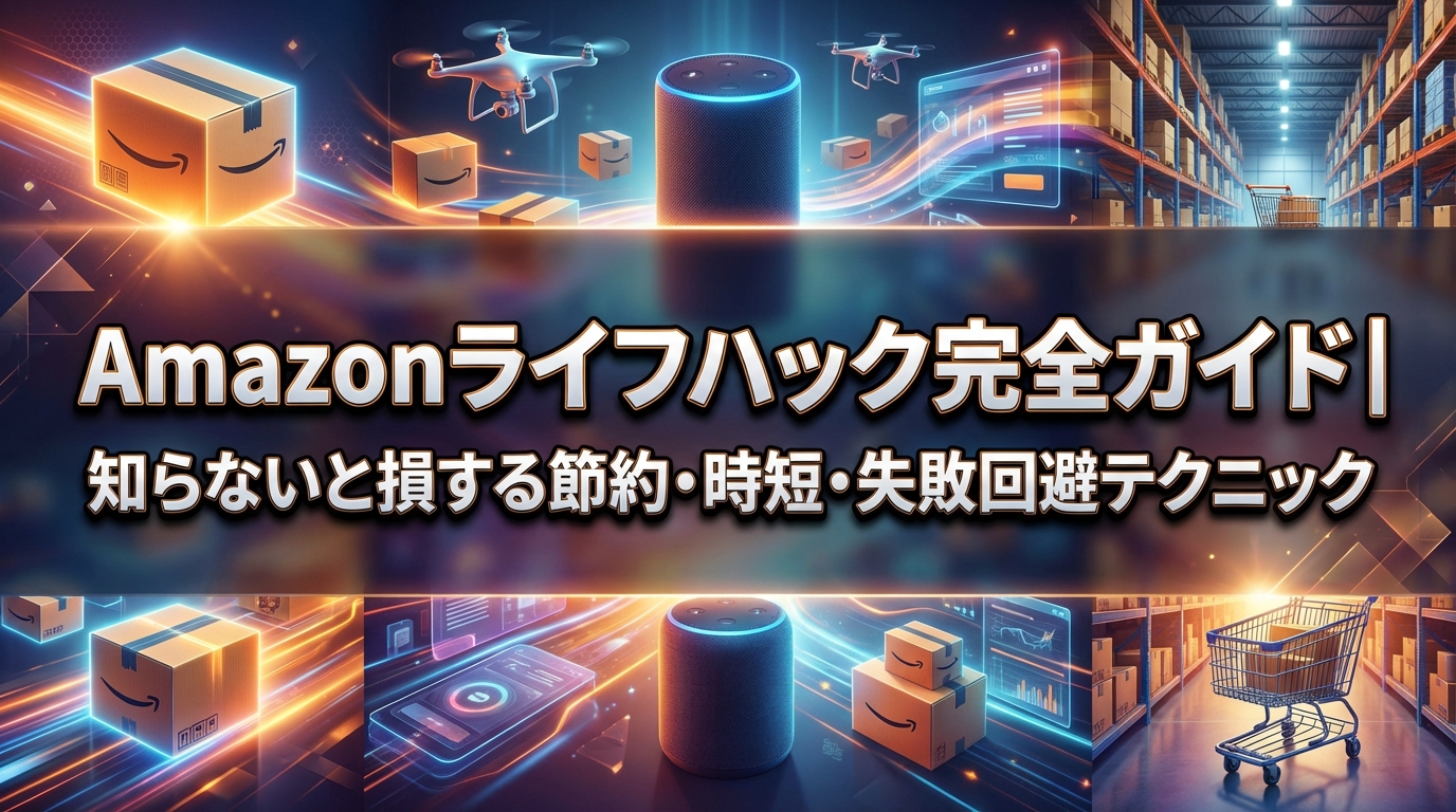 Amazonライフハック完全ガイド｜知らないと損する節約・時短・失敗回避テクニック