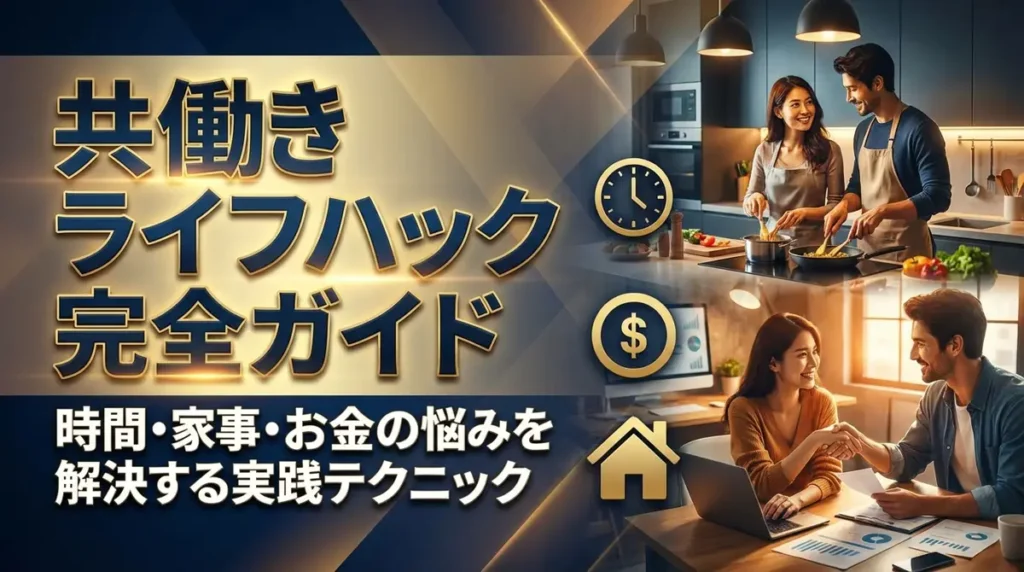 共働きライフハック完全ガイド｜時間・家事・お金の悩みを解決する実践テクニック