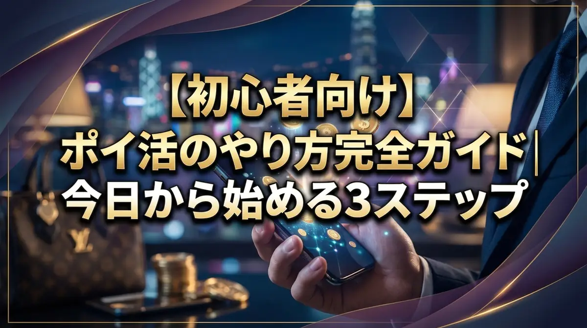 【初心者向け】ポイ活のやり方完全ガイド|今日から始める3ステップ